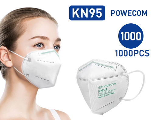 Order of 1,000] FDA EUA, POWECOM KN95 Respirator Facemask